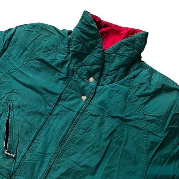 Bruit De Couloir (France) Vintage Saddle Sleeve Padded Parka : L - Picture 3 of 6